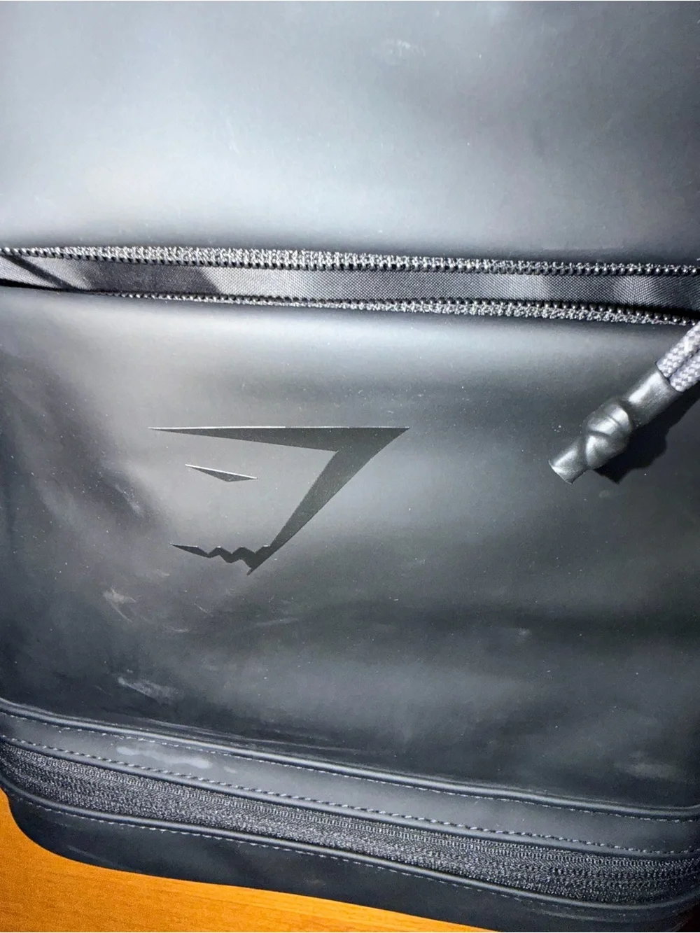 Gymshark Black Roll-Top Backpack-like new!!!
